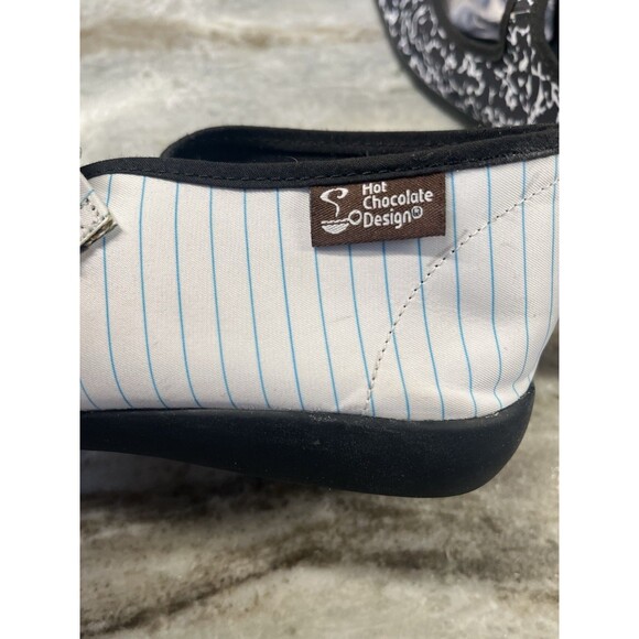 Chocolaticas Hot Chocolate Design School Notebook Mary Jane Flat Size 38 US 7.5 - Picture 5 of 9